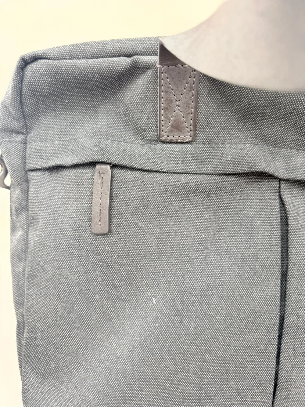 Fossil Men's Canvas Messenger Bag - Casual Work Shoulder Bag